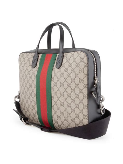 porta computer gucci|farfetch gucci briefcase.